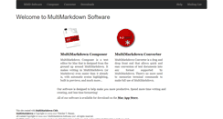 Desktop Screenshot of multimarkdown.com